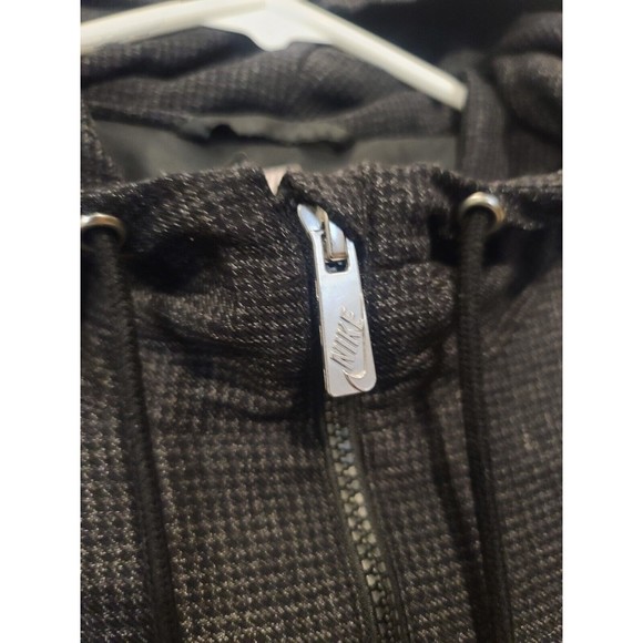 Nike Sportswear Windrunner Mens L Hooded Nylon Jacket 382228-010 Black Full Zip - Picture 9 of 16